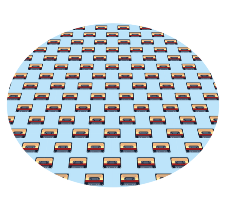 Retro cassette concept vintage vinilna preproga - TenStickers