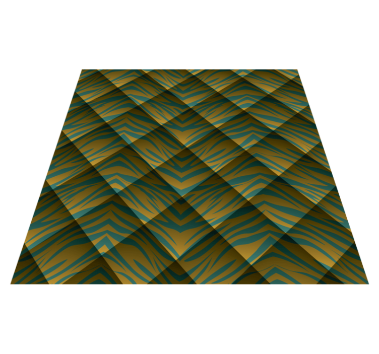 Zebra pattern fusion vinilni tepih z živalskim potiskom - TenStickers