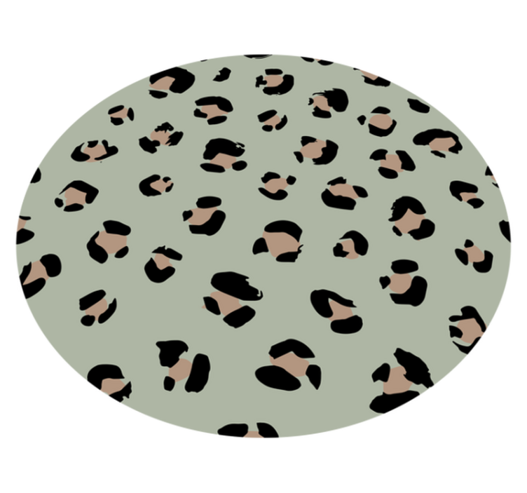 Leopard print aesthetic vinilni tepih z živalskim potiskom - TenStickers