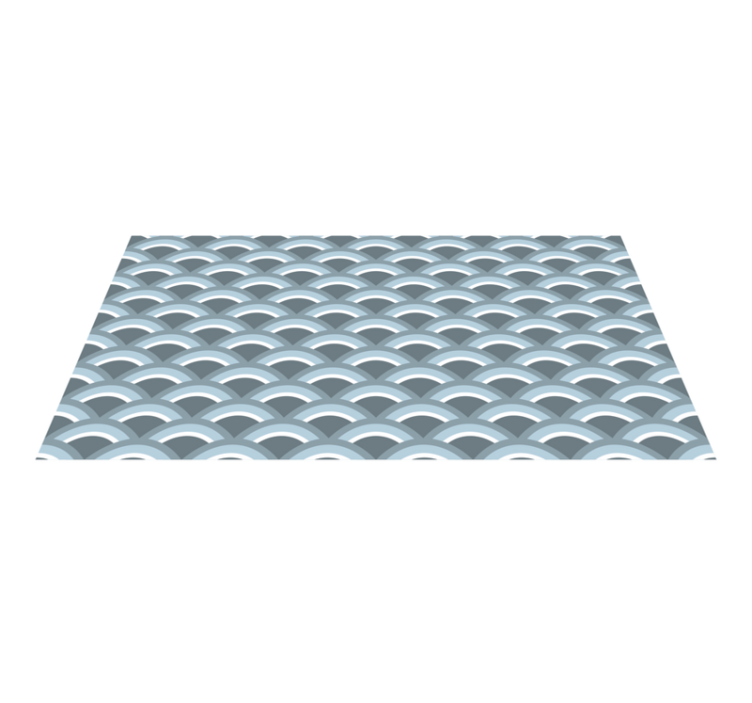 Relaxing wave pattern vinilne preproge z vzorci - TenStickers