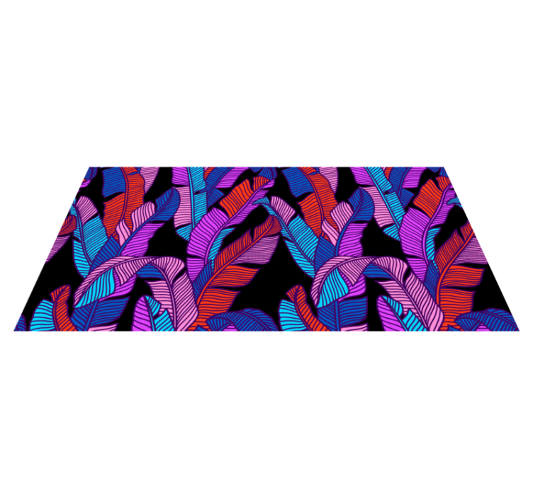 Colorful tropical foliage naravne vinilne preproge - TenStickers