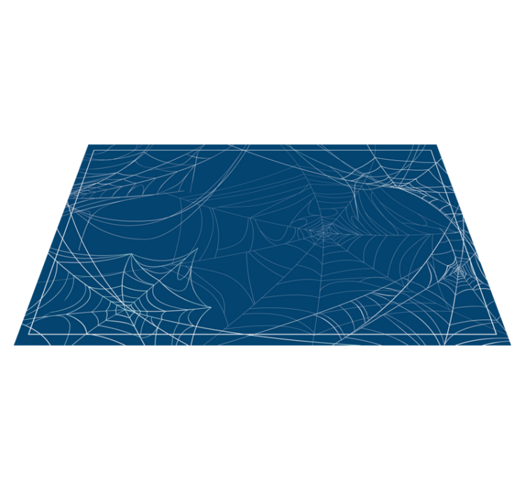 Modre halloween pajčevine halloween podstavki - TenStickers