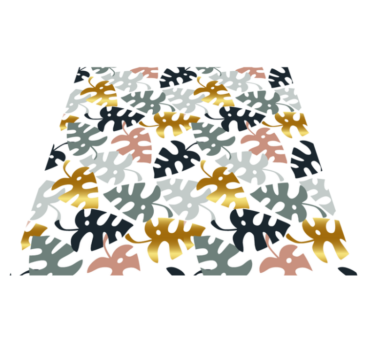 Leaf emblem naravne vinilne preproge - TenStickers