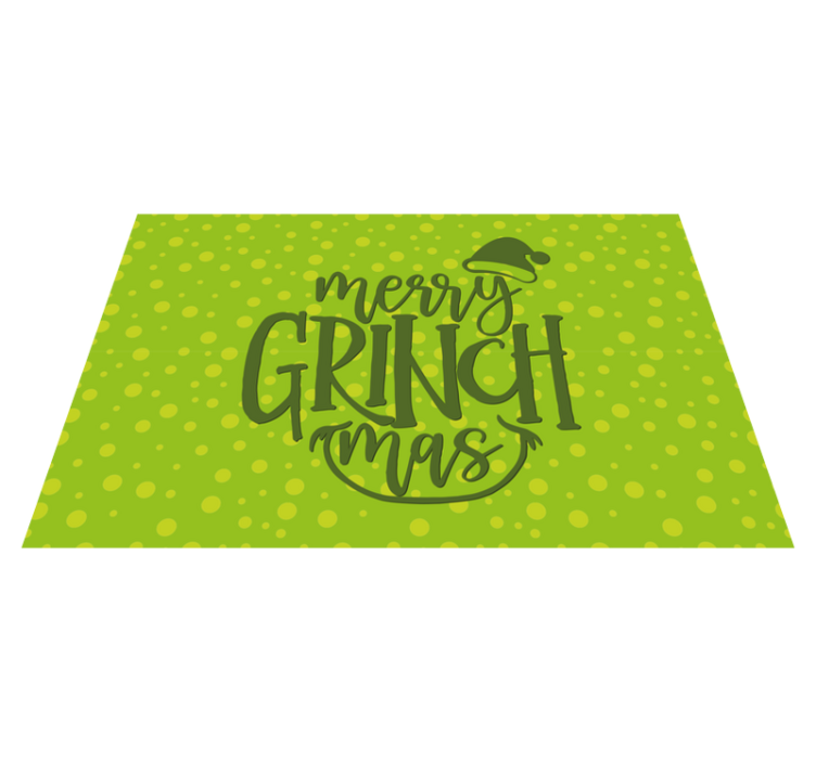 Grinchmas navija Božična vinilna preproga - TenStickers