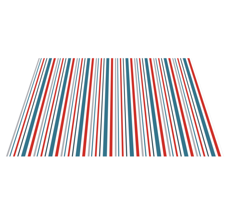 Vibrant striped pattern vinilna preproga s črtami - TenStickers