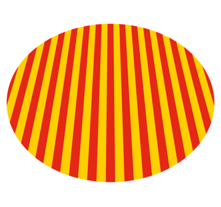 Vibrant striped display vinilna preproga s črtami - TenStickers