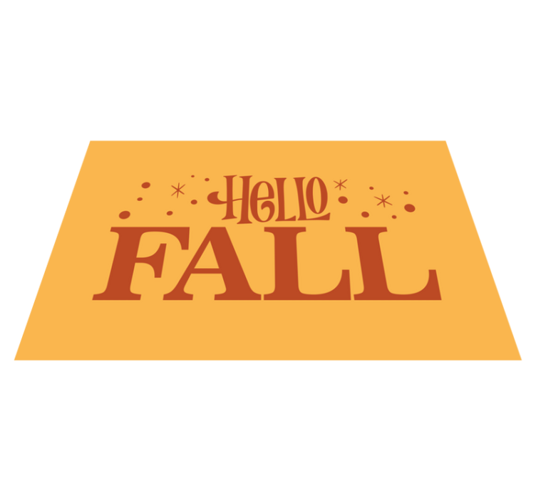 Pozdravljeni, jesenski napisi, oblikovanje vhodnih hodnikov - TenStickers