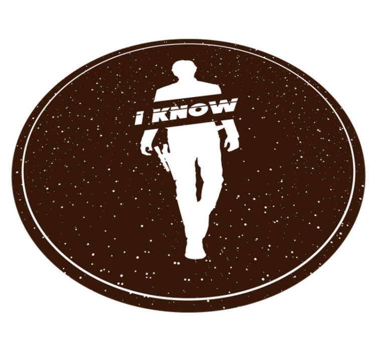 Minimalistična vinilna preproga minimalistična silhueta - TenStickers