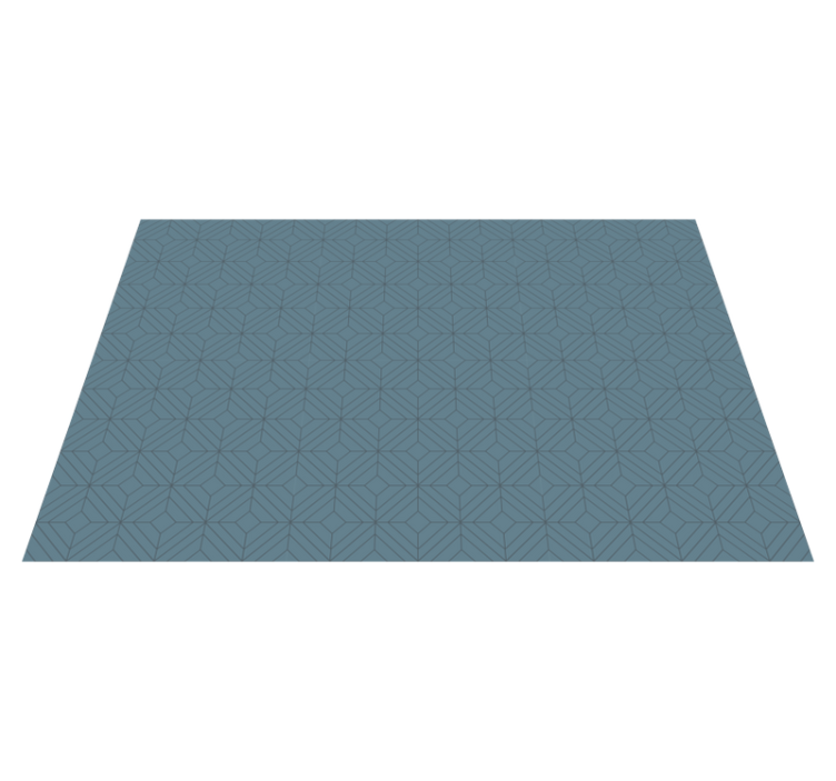 Geometric leaf element sodobne vinilne preproge - TenStickers