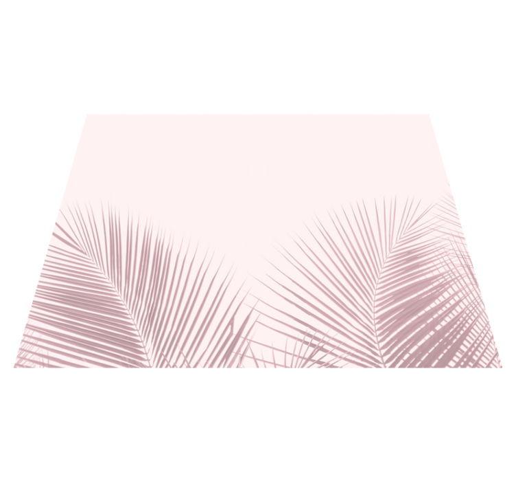 Elegantne podobe dlani cvetlična vinilna preproga - TenStickers