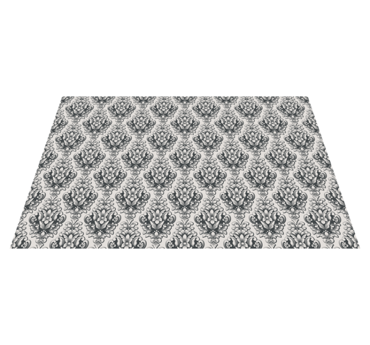 Baročni vzorec ploščic Vintage vinilna preproga - TenStickers