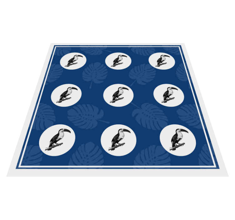 Vzorec tropskega tukana Tepih z živalskim potiskom - TenStickers