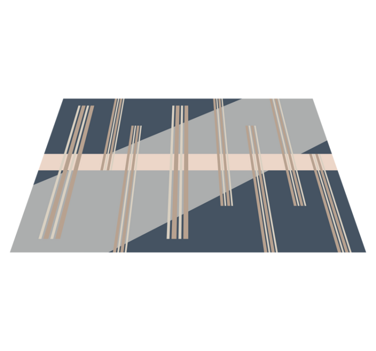 črtasto estetiko Vinilna preproga s črtami - TenStickers