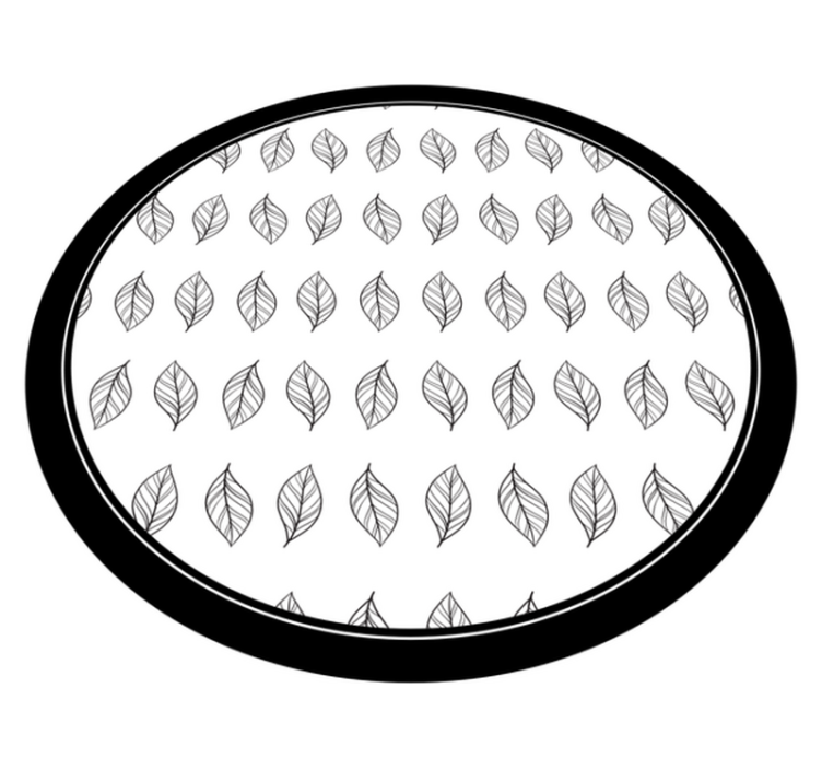 Botanični oris cvetlična vinilna preproga - TenStickers