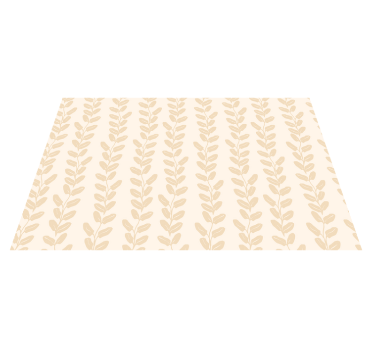 Botanični vzorec cvetlična vinilna preproga - TenStickers