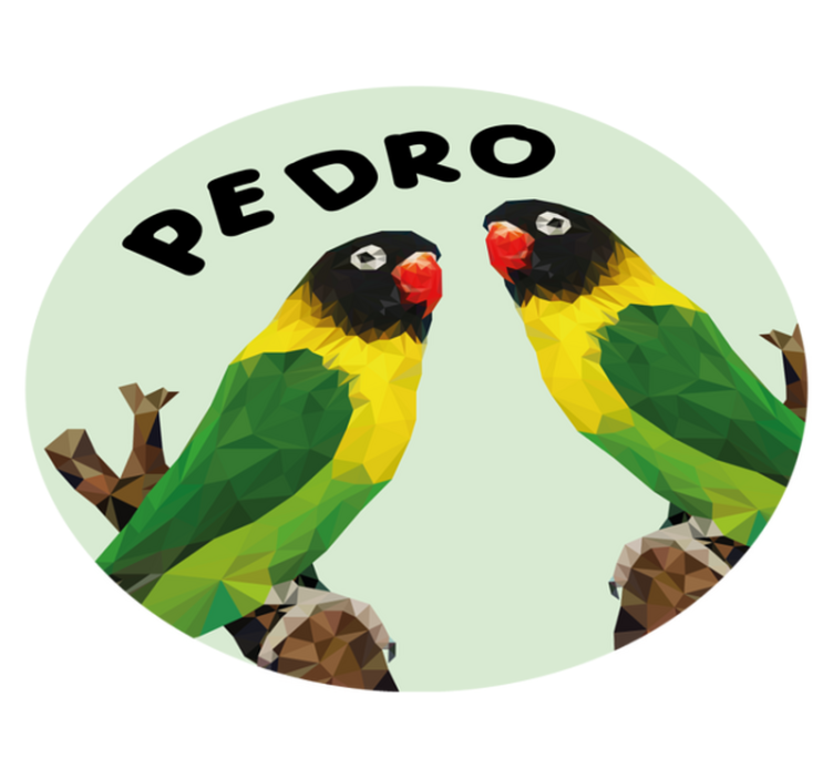 Prilagodljive zaljubljence Vinilna preproga z imeni - TenStickers