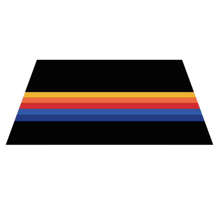 Minimalističen črtast naglas Vinilna preproga s črtami - TenStickers