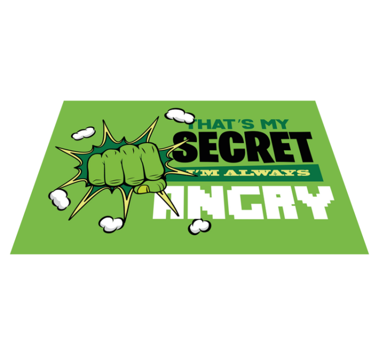 Vedno sem jezna otroška preproga - TenStickers