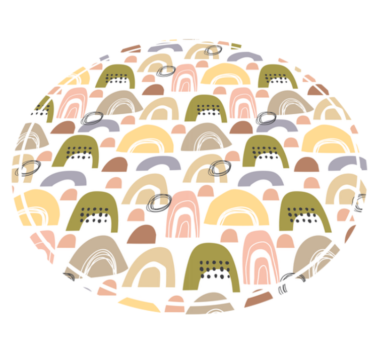 Nordijska mavrična preproga nordijska preproga - TenStickers