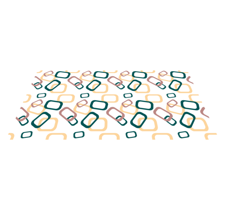 Abstraktne nepravilne oblike moderna preproga - TenStickers