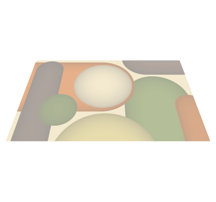 Sodobni krožni vzorci sodobne vinilne preproge - TenStickers