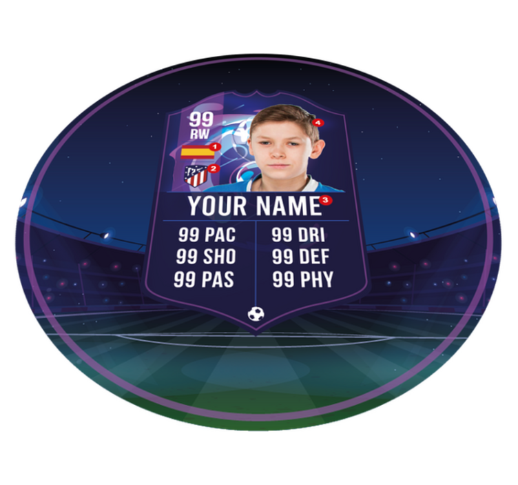 Igralec nogometne karticeIgralec nogometne kartice Tinejdžerske v - TenStickers