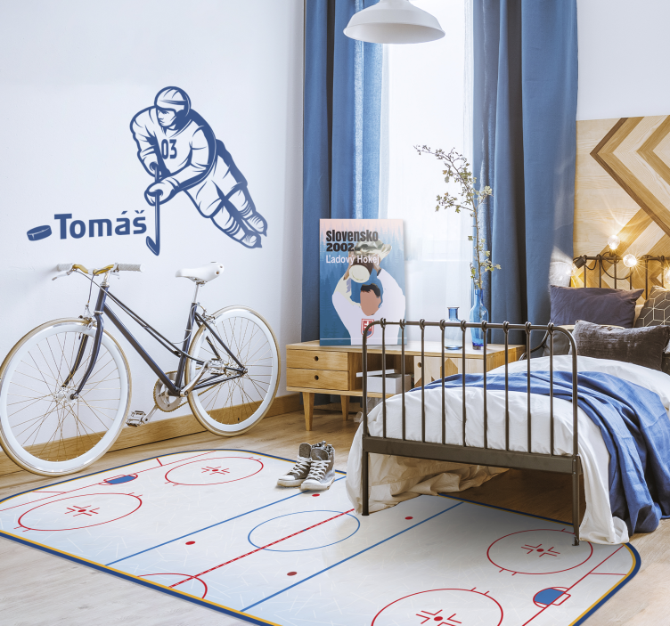 Igralna preproga za hokej na ledu - TenStickers