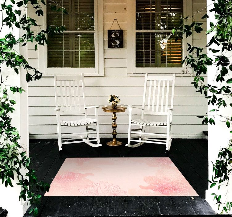 Cvetlični mir cvetlična vinilna preproga - TenStickers