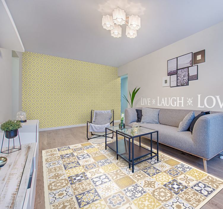 Apnenec španske ploščice preproga - TenStickers