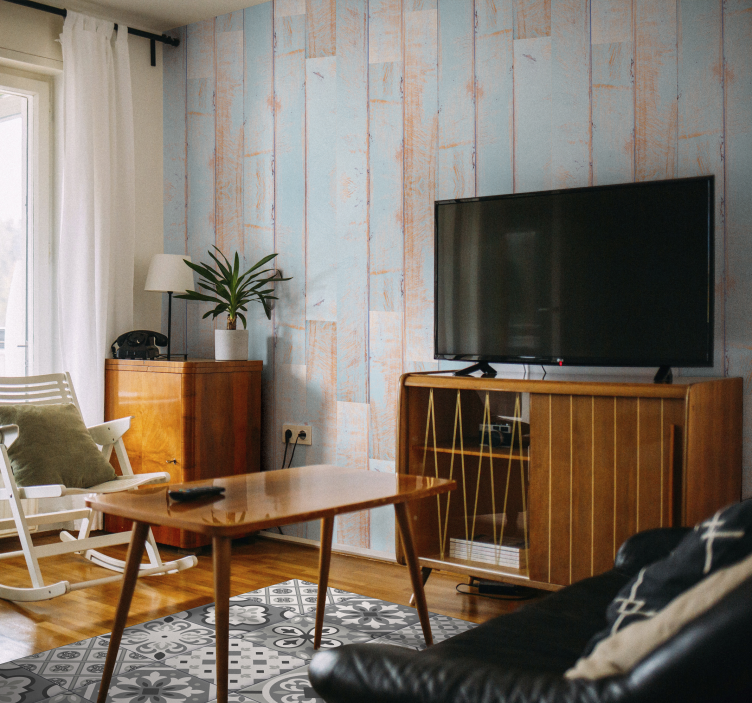 Hidraulic ploščice efekt sive barve preproga - TenStickers