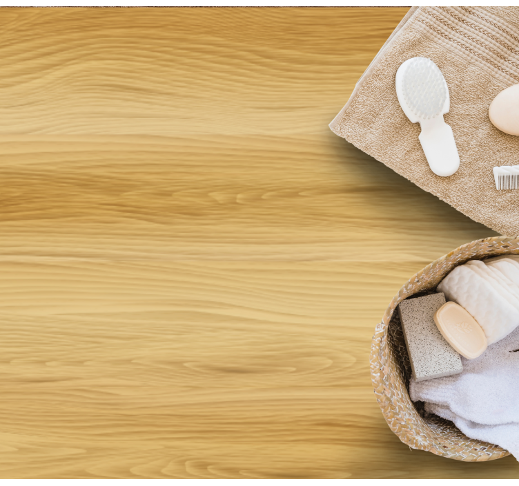Preprosta tekstura Vinilna preproga z lesnim učinkom - TenStickers