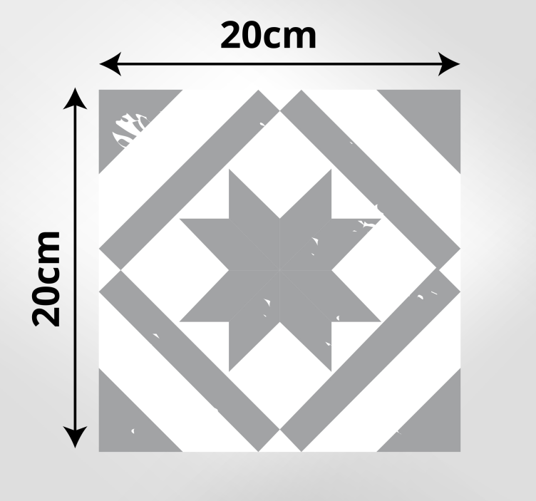 Sive ploščice pantone ploščice preproga - TenStickers