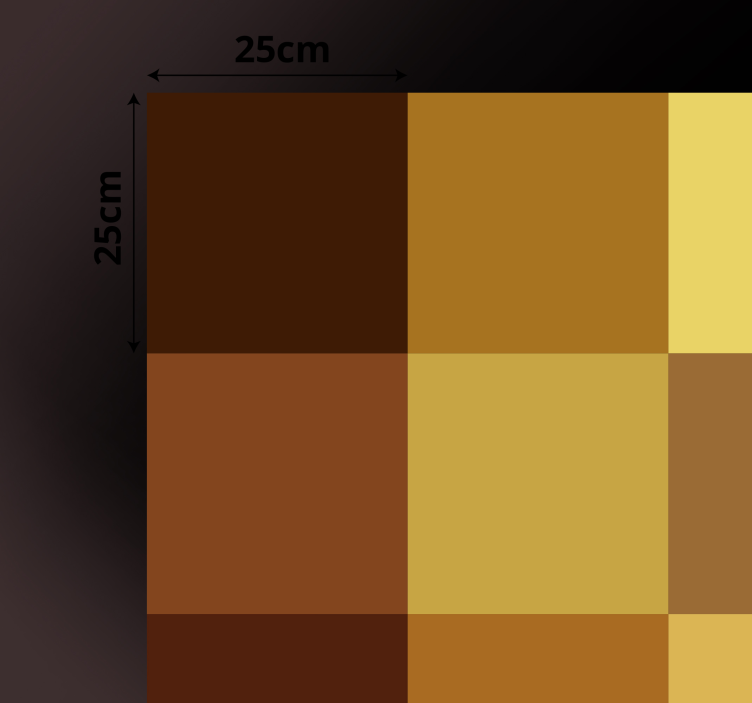 Modre odtenke geometrijske podstavki - TenStickers