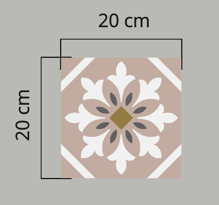 Preproga naključnih ploščic preproga - TenStickers