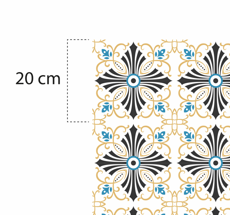 Eleganten mozaični slog Vinilna mozaik preproga - TenStickers