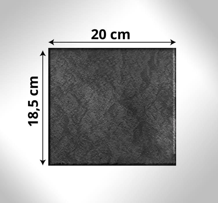 črni kamni ploščice tla moderna preproga - TenStickers