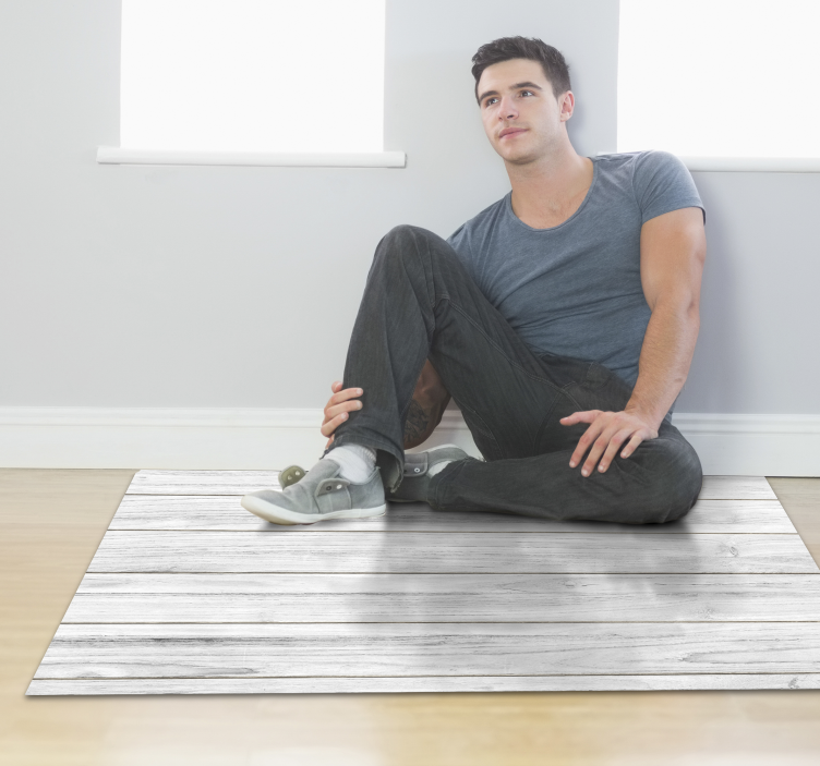 Vinilna preproga iz belega lesa - TenStickers