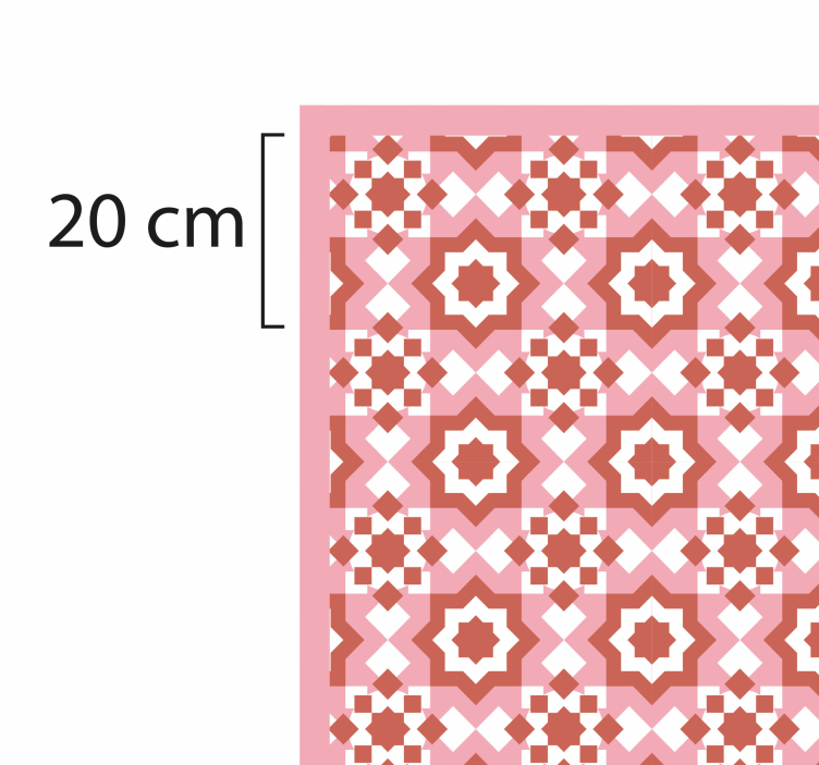 Vinilna talna obloga v imitaciji ploščic mozaik - TenStickers