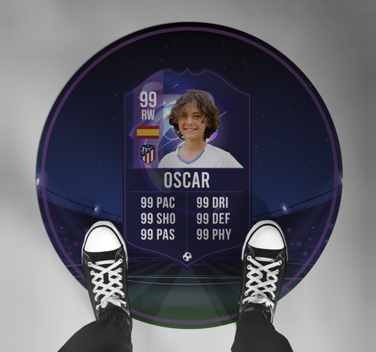 Igralec nogometne karticeIgralec nogometne kartice Tinejdžerske v - TenStickers