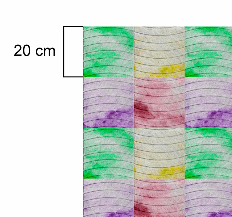 Ploščice Ramblas Vinilna preproga za dnevno sobo - TenStickers
