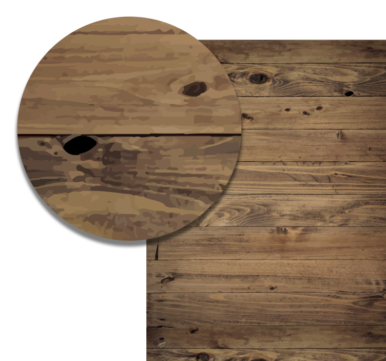 Obrabljena lesena vinilna preproga za kuhinjo - TenStickers