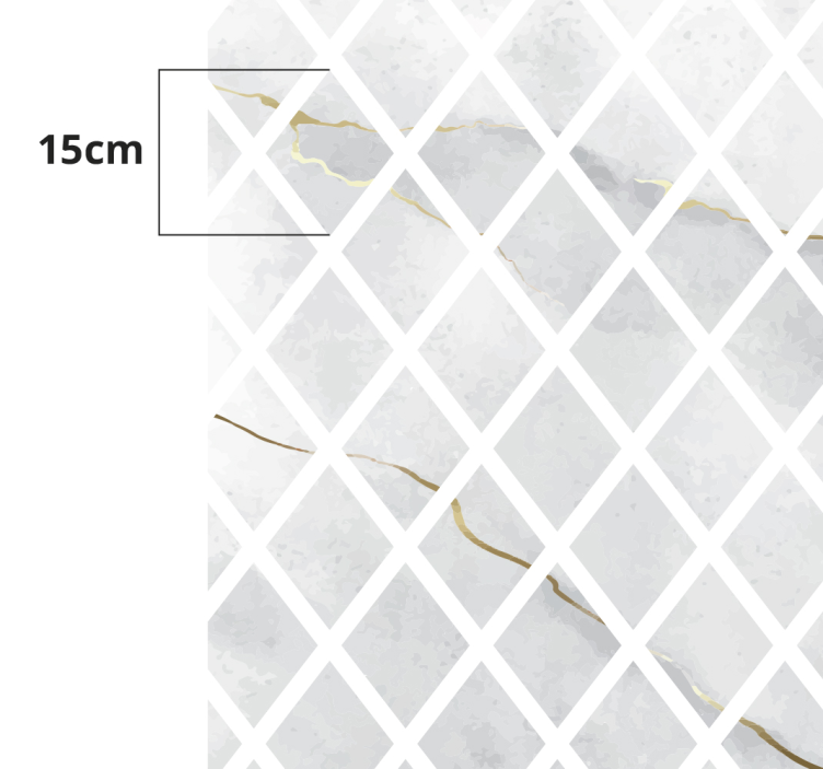 Eleganten marmorni vzorec Vinilna preproga za kuhinjo - TenStickers