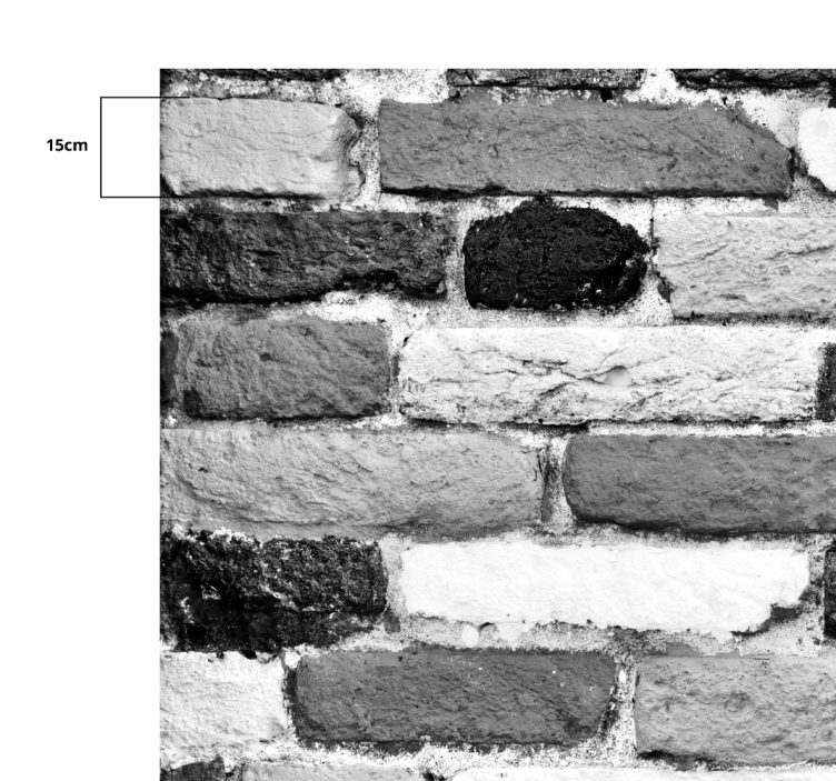 Fantastična črno-bela kamnita vinilna preproga - TenStickers