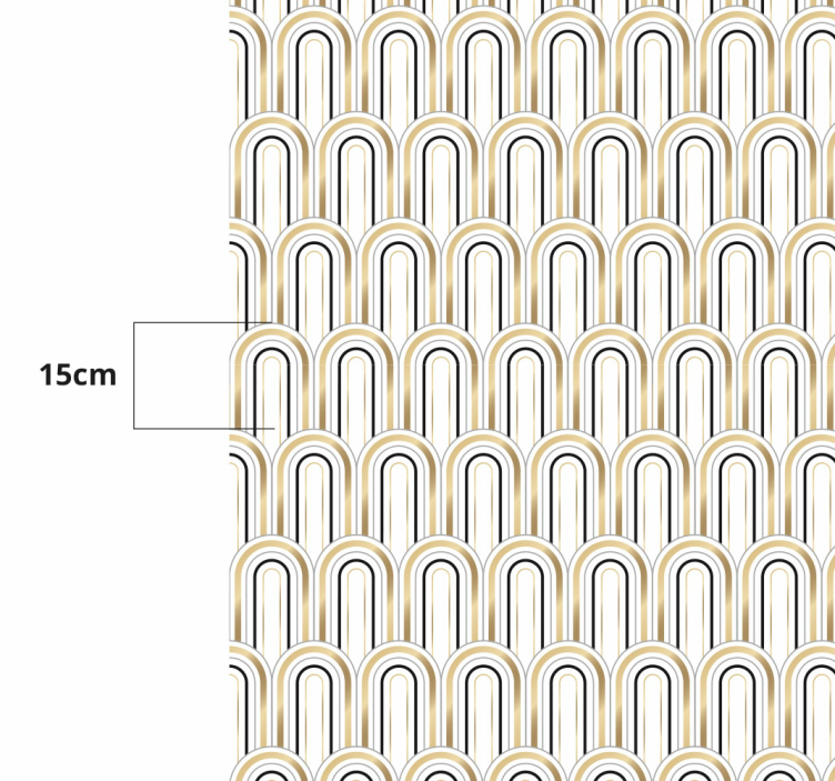 Vinilne preproge z geometrijskimi vzorci arhitekturni vzorci - TenStickers