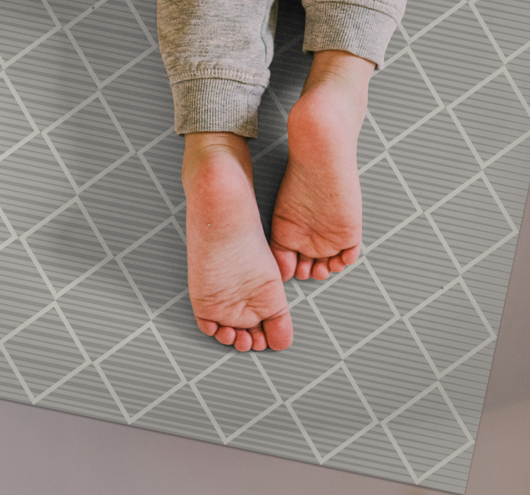 Diamond pattern surface vinilna preproga za dnevno sobo - TenStickers