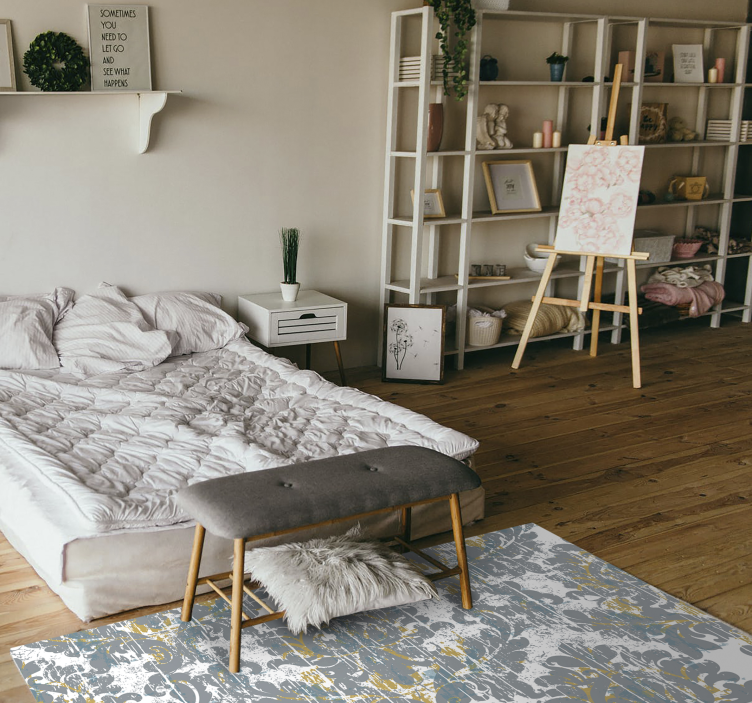 Abstraktna mozaična kompozicija Vinilna mozaik preproga - TenStickers