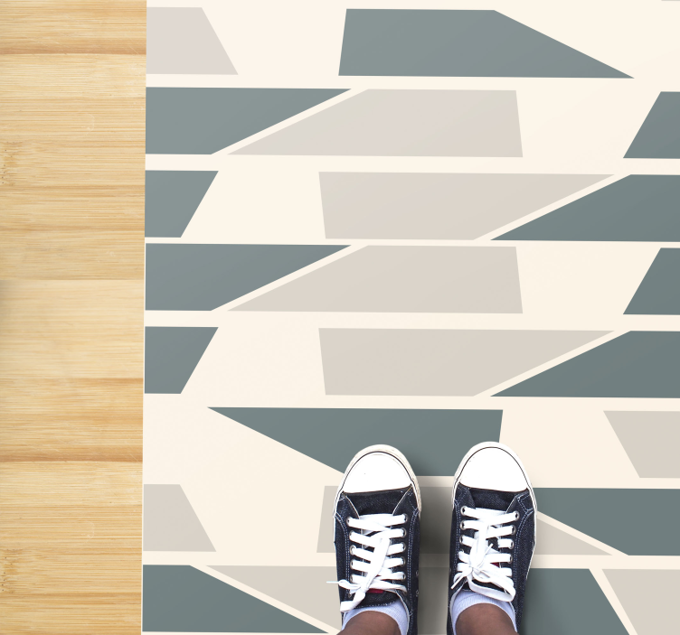 Abstraktne geometrijske keramične ploščice hodnik - TenStickers