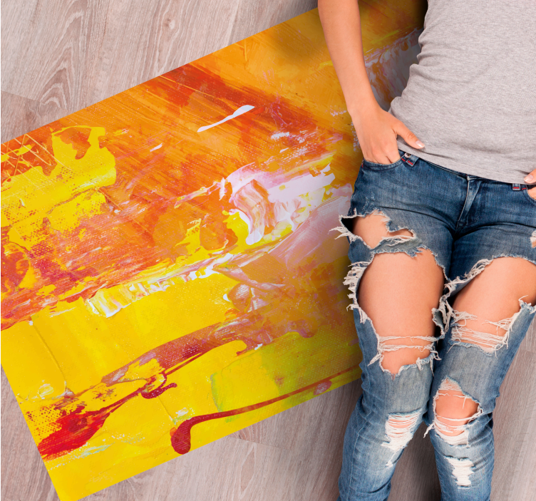 Abstraktno marmoriranje Teksturirane vinilne talne obloge - TenStickers