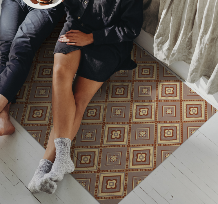 Aranžmaji okrasnih ploščic Vinilna mozaik preproga - TenStickers