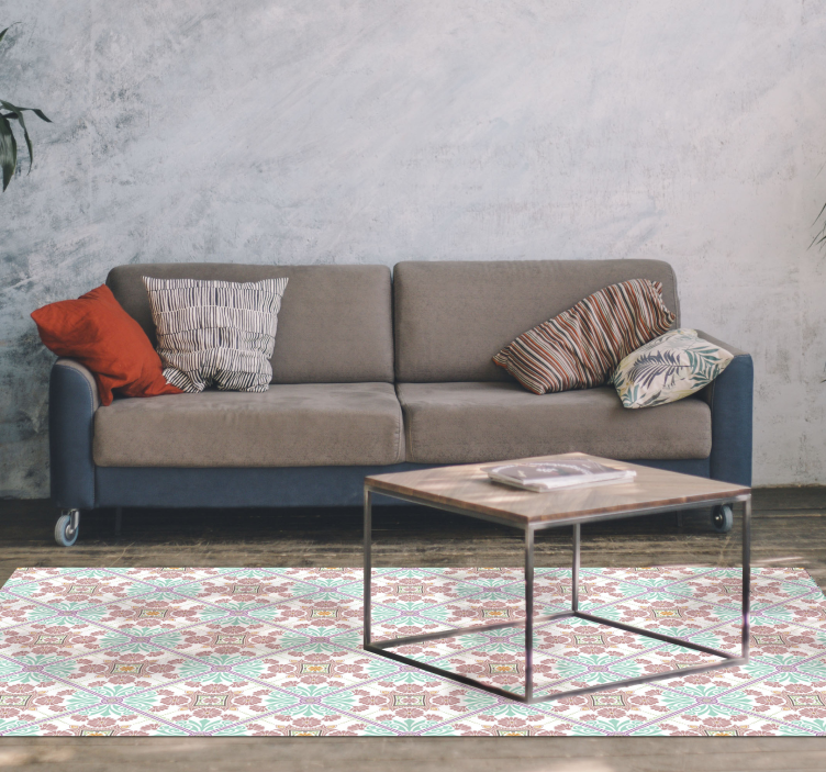 Barvite okrasne ploščice Vinilna mozaik preproga - TenStickers